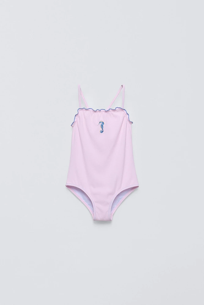 6-14 ANS/ MAILLOT DE BAIN HIPPOCAMPE