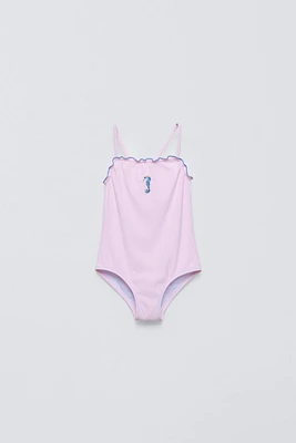 6-14 ANS/ MAILLOT DE BAIN HIPPOCAMPE
