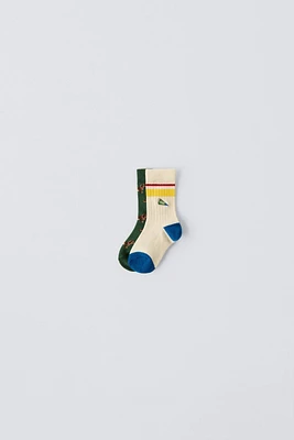 TWO-PACK OF PRINTED SOCKS