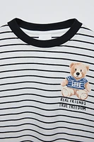 BEAR STRIPED SHIRT