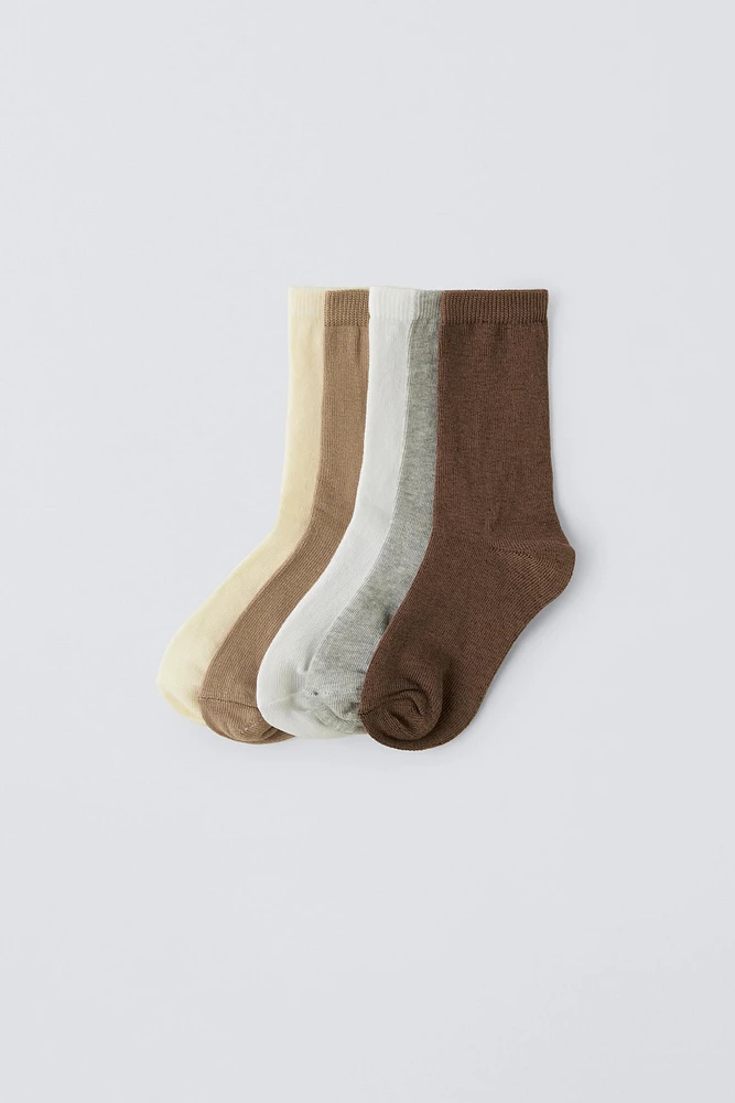 FIVE-PACK OF BASIC SOCKS