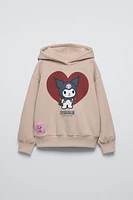 KUROMI © SANRIO HOODED SWEATSHIRT