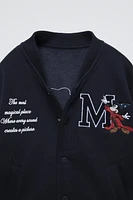 BLOUSON BOMBER EN MOLLETON MICKEY MOUSE FANTASIA © DISNEY