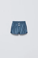 6- YEARS/ STRIPED SWIM SHORTS