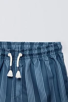 6- YEARS/ STRIPED SWIM SHORTS