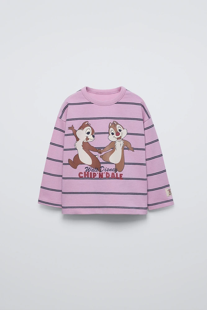 CHIP ‘N DALE DISNEY © STRIPED T-SHIRT