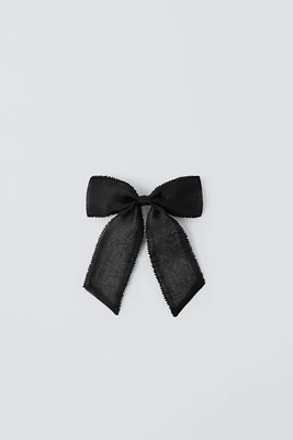 ORGANZA BOW HAIR CLIP