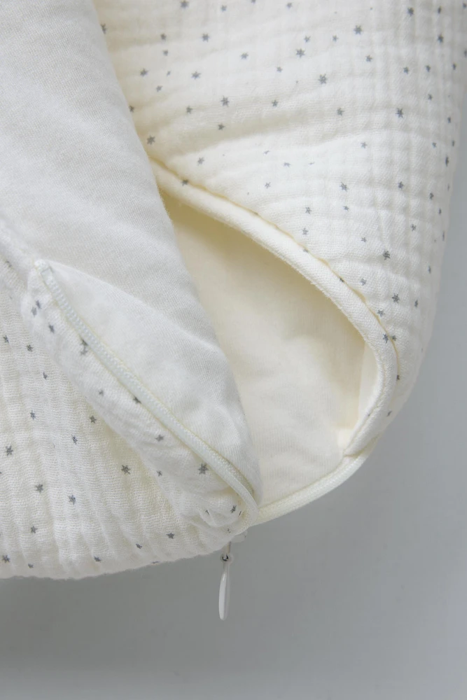 STAR PRINT TEXTURED BABY SLEEPING BAG