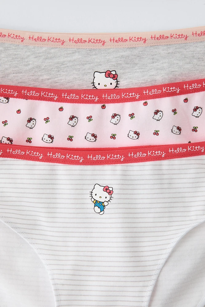 6-14 YEARS/ THREE-PACK OF HELLO KITTY© UNDERWEAR