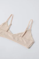 8-14 YEARS/ THREE-PACK OF BASIC FLORAL BRALETTES