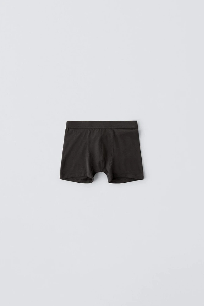 6-14 ANS/ LOT DE CINQ BOXERS À CARREAUX