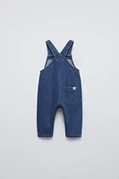 DENIM POCKET OVERALLS