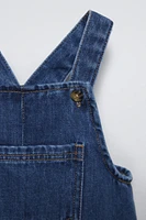 DENIM POCKET OVERALLS