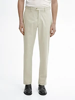 Tapered fit trousers with buckle detail