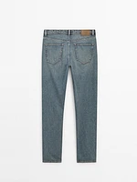 100% cotton relaxed fit jeans