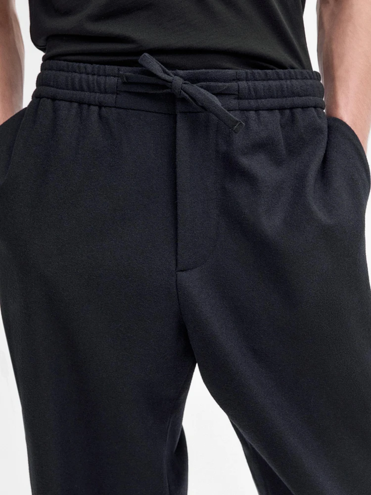 Pantalon de jogging en laine mélangée