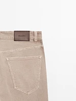 Relaxed fit denim trousers