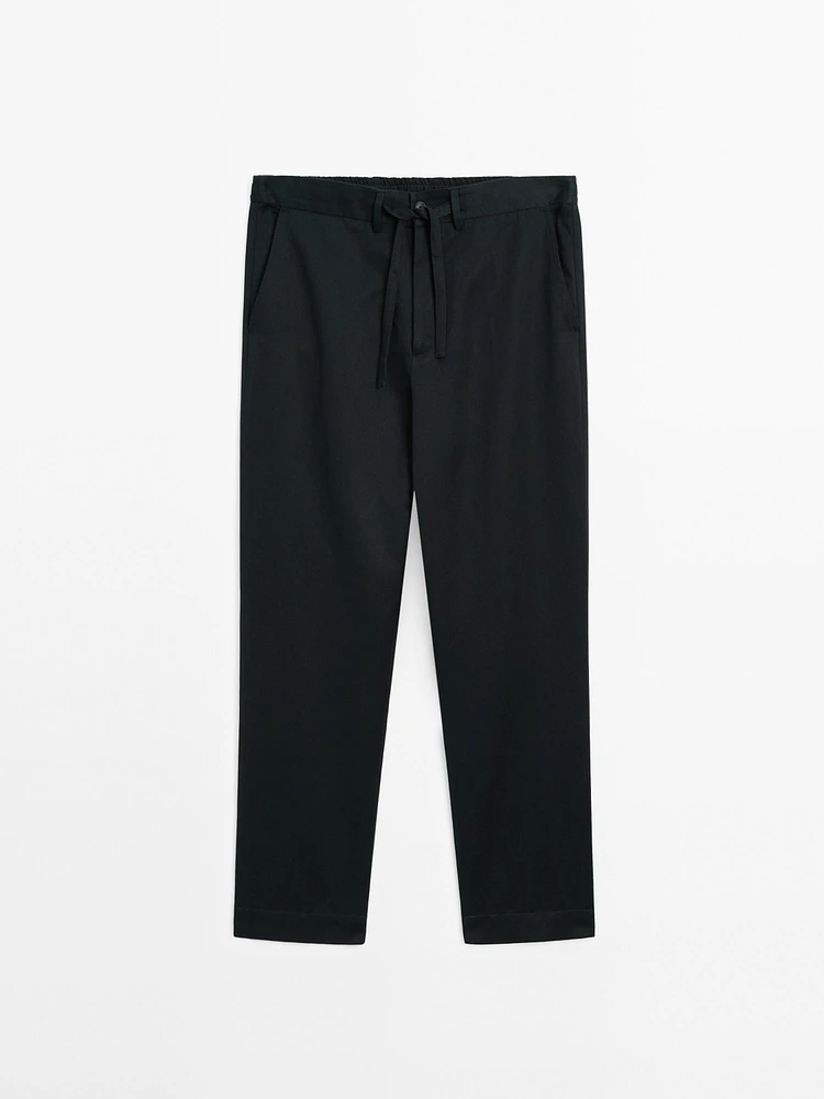 Pantalon de jogging en coton mélang