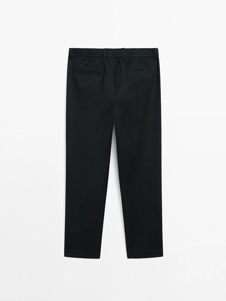 Pantalon de jogging en coton mélang