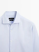 100% cotton micro-textured shirt - Personal Tailoring