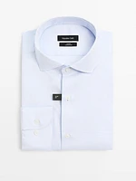 Chemise micro-texturée 100 % coton - Personal tailoring