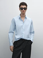 Slim fit stretch 100% cotton shirt