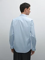 Slim fit stretch 100% cotton shirt