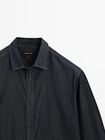 100% cotton denim shirt