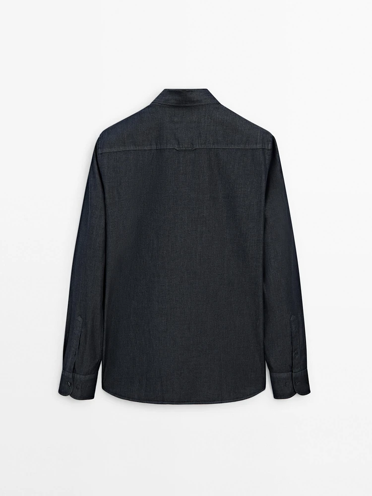 100% cotton denim shirt