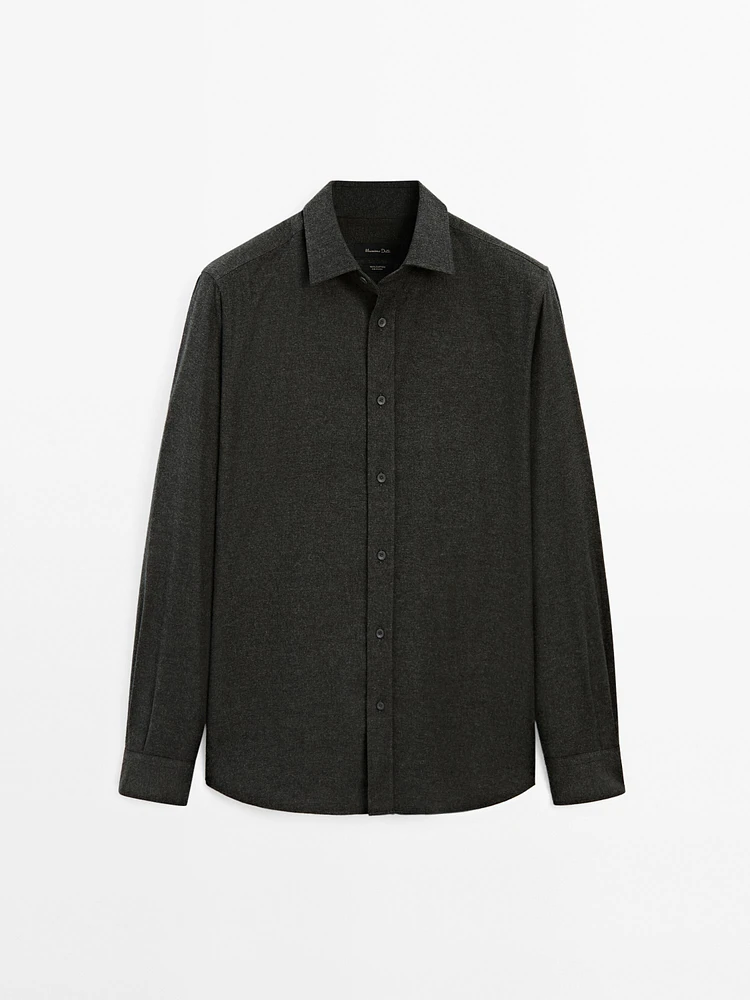 100% cotton houndstooth shirt