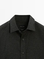 100% cotton houndstooth shirt