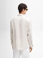 100% linen shirt