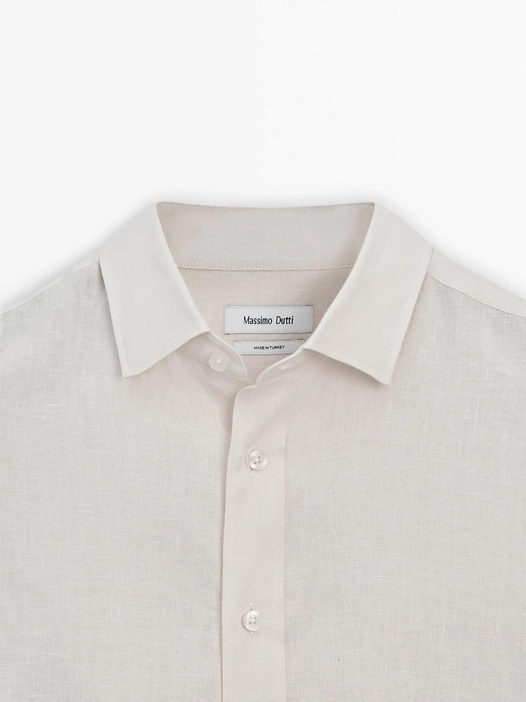 100% linen shirt