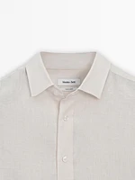 100% linen shirt