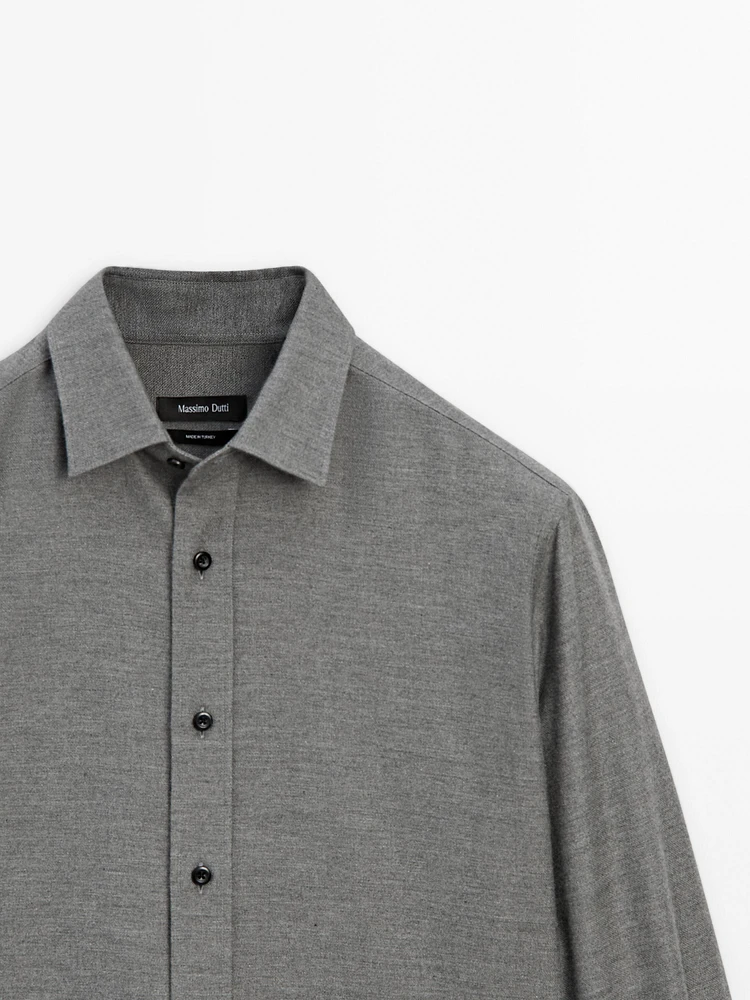 100% cotton twill shirt