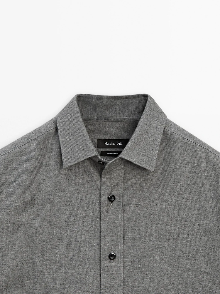 100% cotton twill shirt