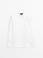 Cotton slim-fit Oxford shirt