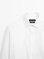 Cotton slim-fit Oxford shirt