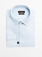 Cotton slim-fit Oxford shirt