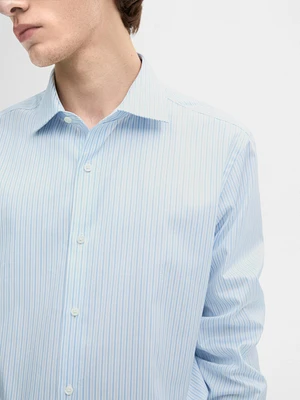 100% cotton double-stripe shirt