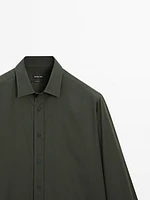 100% cotton poplin shirt