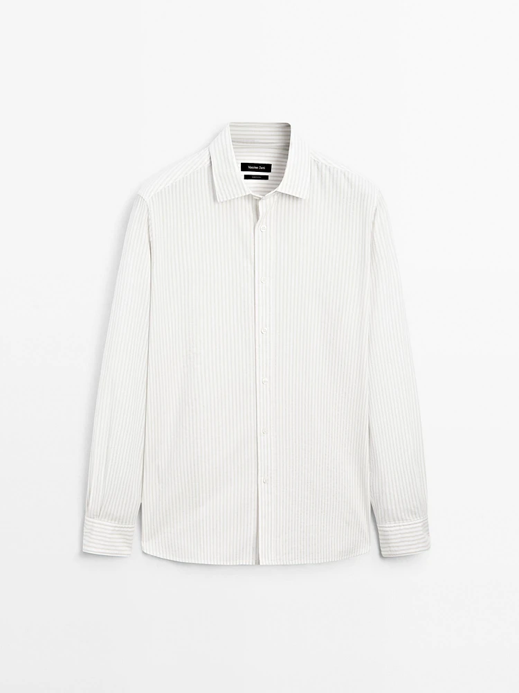 100% cotton striped shirt