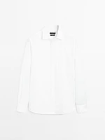 Regular-fit 100% cotton shirt