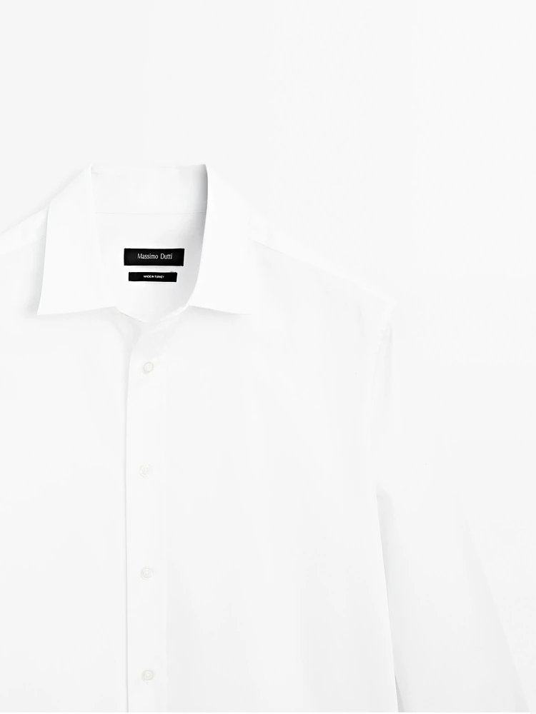 Regular-fit 100% cotton shirt