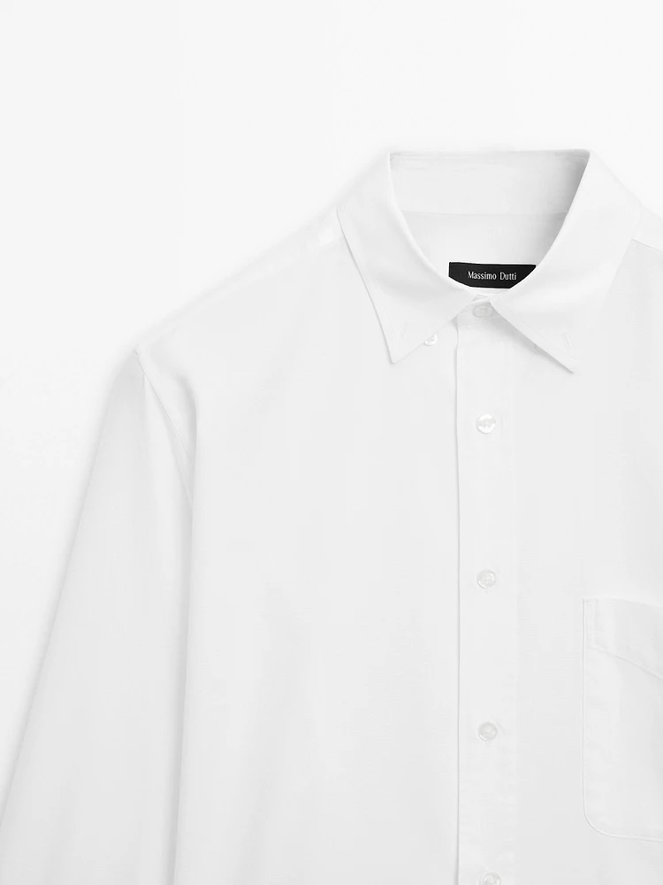 Chemise oxford 100 % coton