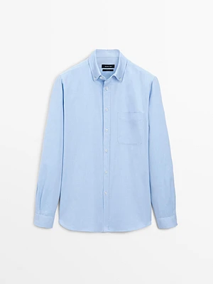 100% cotton Oxford shirt