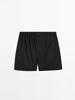 100% cotton poplin boxers