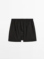 100% cotton poplin boxers