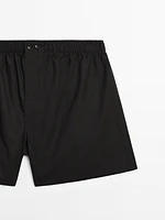 100% cotton poplin boxers