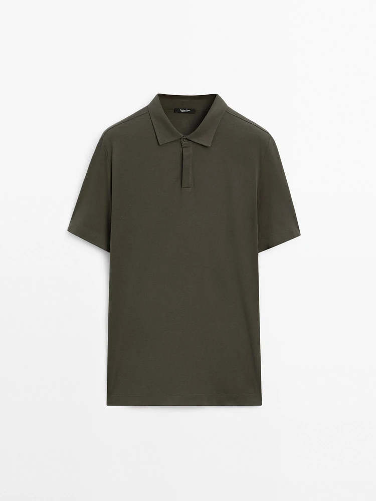 100% cotton short sleeve polo shirt